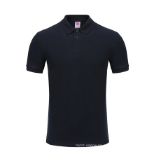 Camisa de negocio de negocios sólido de polo transpirable para hombres